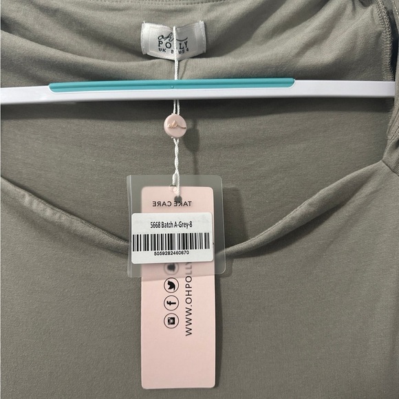 NWT Oh Polly A-Line Mini Dress Grey Size 4 - Picture 5 of 5
